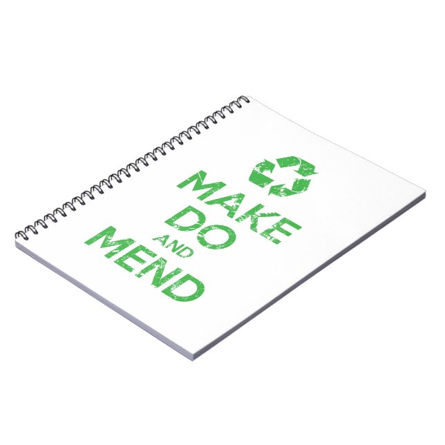 Make Do and Mend Notebook (Left Side)