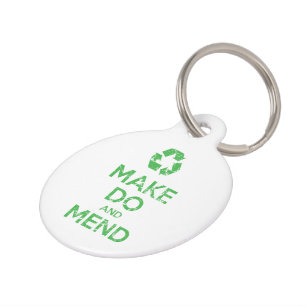 Make Do and Mend Pet ID Tag