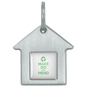 Make Do and Mend Pet ID Tag