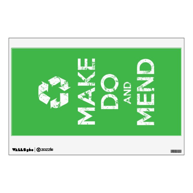 Make Do and Mend Wall Decal (Front)