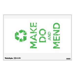 Make Do and Mend Wall Decal