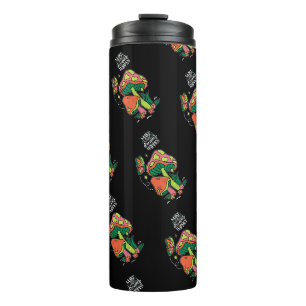 Make Dreams Happen Colorful Mushrooms Butterfly Thermal Tumbler