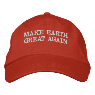 MAKE EARTH GREAT AGAIN - MEGA EMBROIDERED BASEBALL HAT