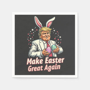 Make Easter great again Easter Trump Eggs  Napkins