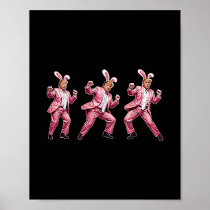 Make Easter Great Again Funny Trump Bunny Spring H Poster