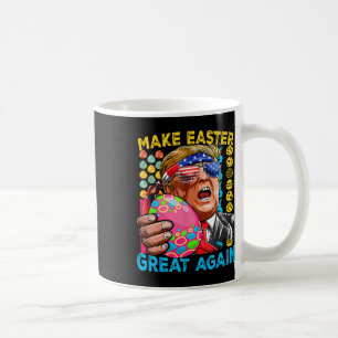 Make Easter Great Again Trump Bunny Flag Coffee Mug