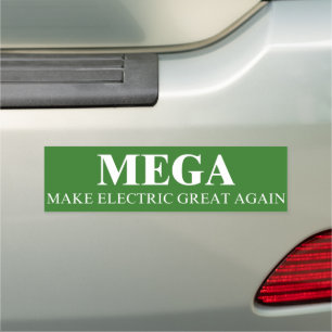 Make Electric Great Again Bumper Sticker Magnet