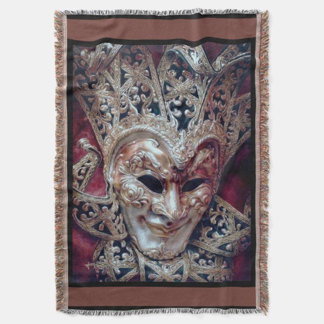 Make Em Laugh Throw Blanket (Front Vertical)