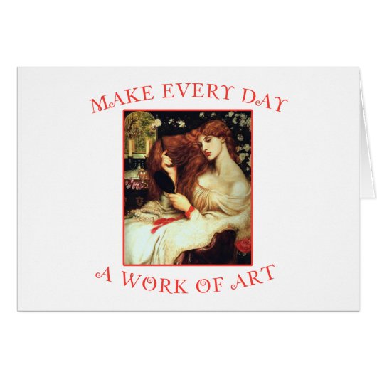 Make Every Day a Work of Art Cards (Front Horizontal)