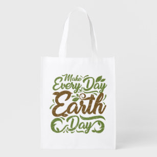 Earth Day Reusable Shopping Bags – The Human Bean
