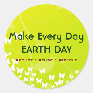 Make Every Day EARTH DAY Stickers