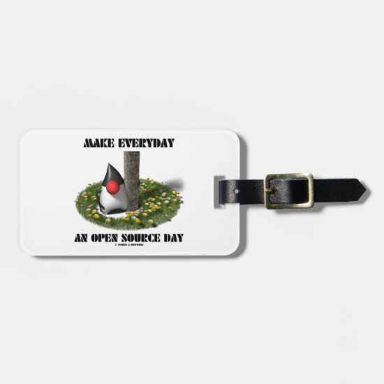 Make Everyday An Open Source Day (Java Duke) Luggage Tag