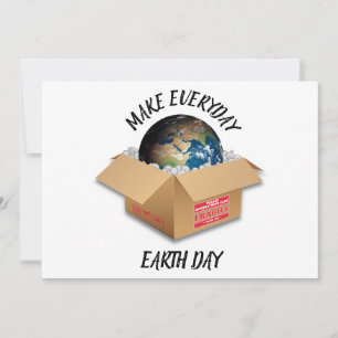 MAKE EVERYDAY EARTH DAY HOLIDAY CARD