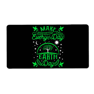 Make Everyday Earth Day Label