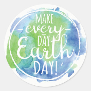 Make Everyday Earth Day Sticker