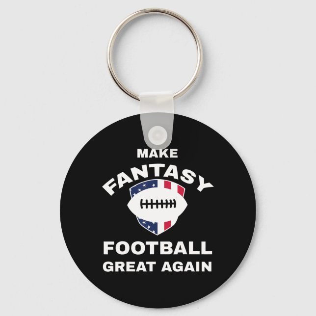 Make Fantasy Football Great Again T  Keychain (Front)