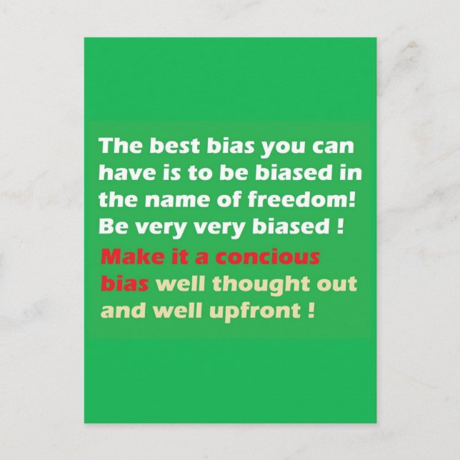 Make freedom big again postcard (Front)