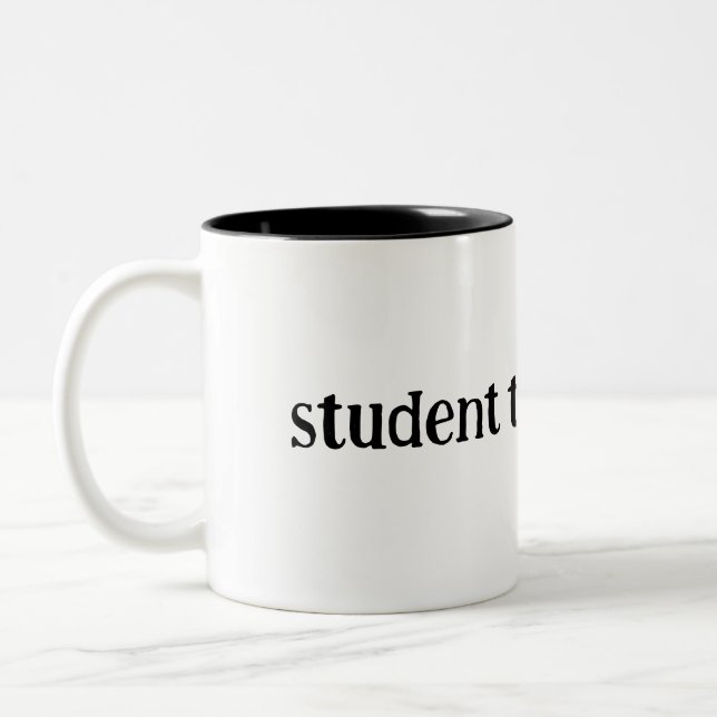 make fun of your students ^,^ Two-Tone coffee mug (Left)