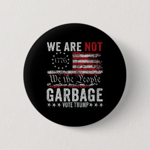 Make Garbyge Great Again Garge For Trump 2024  Button