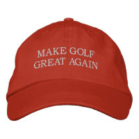 Make Golf Great Again Embroidered Baseball Cap