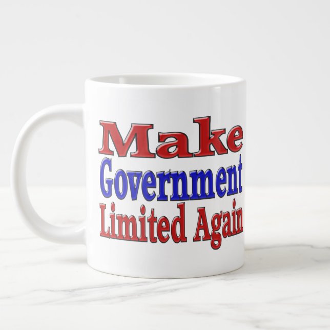 Make Government Limited Again half mug (Left)