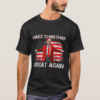 Make Great Again Santa Funny Trump Xmas Pajamas  T-Shirt