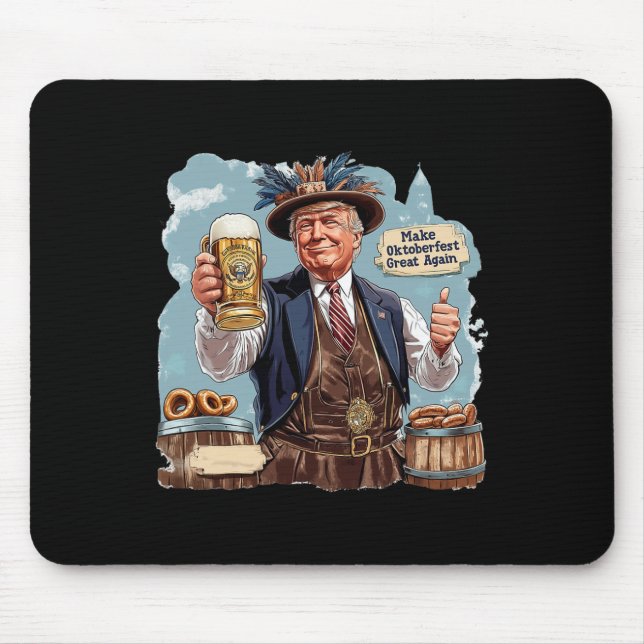 Make Great Again Trump Beer Mug  Mouse Pad (Front)