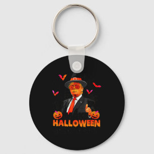 Make Halloween Great Again Funny Trump Soky Trick Keychain