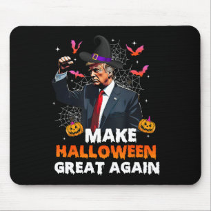 Make Halloween Great Again Funny Trump Spooky Seas Mouse Pad