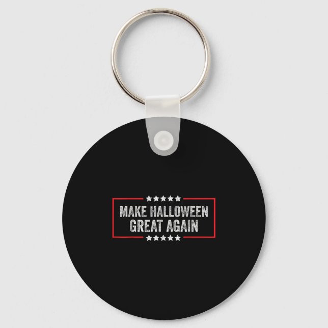 Make Halloween Great Again  Keychain (Front)