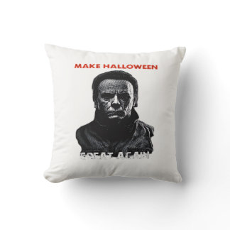 Make Halloween Great Again - Scary Horror Hallowee Throw Pillow