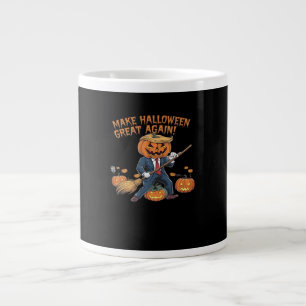 Make Halloween Great Again – Spooky Autumn Quote Giant Coffee Mug