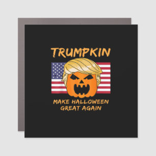 Make Halloween Great Again Trumpkin Car Magnet