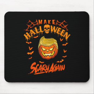 Make Halloween Scary Again Funny Trump Mouse Pad