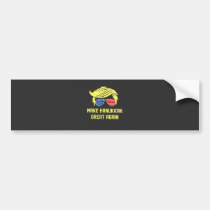 Make Hanukkah Great Again Trump Jewish Bumper Sticker
