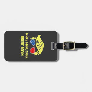 Make Hanukkah Great Again Trump Jewish  Luggage Tag