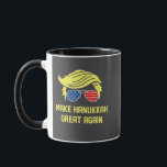 Make Hanukkah Great Again Trump Jewish  Mug<br><div class="desc">jewish hanukkah,  hanukkah,  Trump election,  Trump won,  inauguration day,  conservative jewish,  political humor,  Trump presidency,  MAGA Christmas,  election victory 2024.</div>