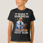 Make Hanukkah Great Again Trump Jewish Ugly Chanuk T-Shirt<br><div class="desc">Make Hanukkah Great Again Trump Jewish Ugly Chanukah Sweater 1</div>