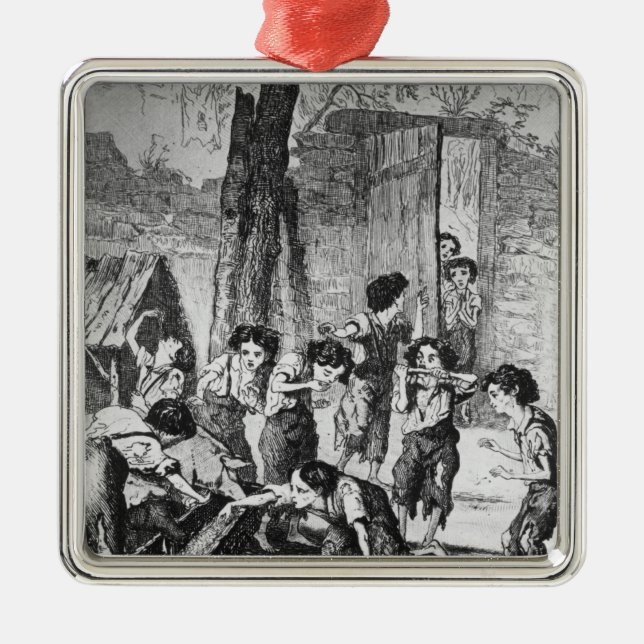 Make haste young un' or they won't have a turnip metal ornament (Front)