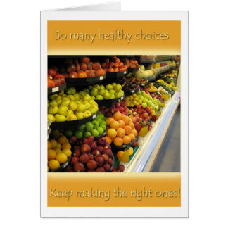 Make Healthy Choices Cards