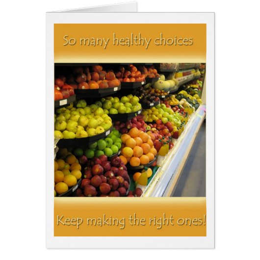 Make Healthy Choices Cards (Front)