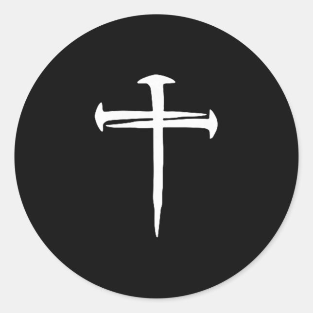 Make Heaven Crowded - Front And Back  Classic Round Sticker (Front)