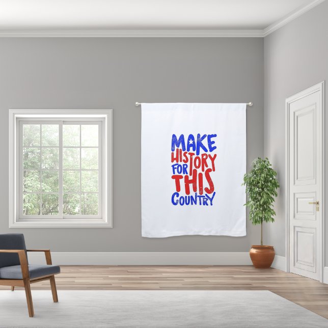 Make History For This Country Blackout Curtains (Wide)