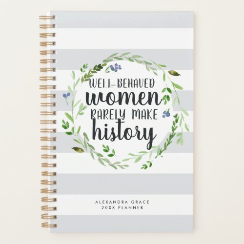 Make History  Personalized Planner