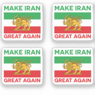 Make Iran Great Again Persian II Sticker