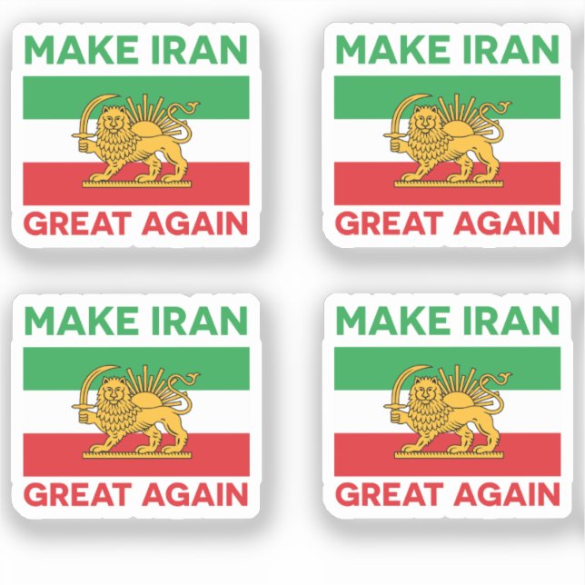 Make Iran Great Again Persian II Sticker (Front)