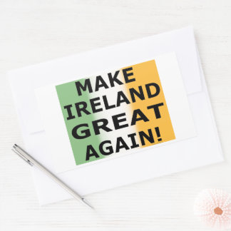 MAKE IRELAND GREAT AGAIN!   RECTANGULAR STICKER