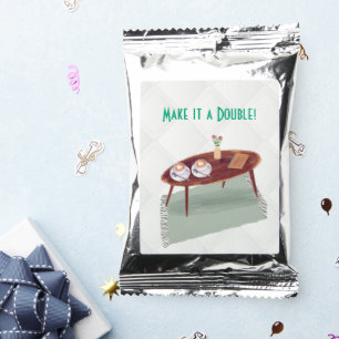 Make it a Double- Twins Coffee Themed Baby Shower Drink Mix