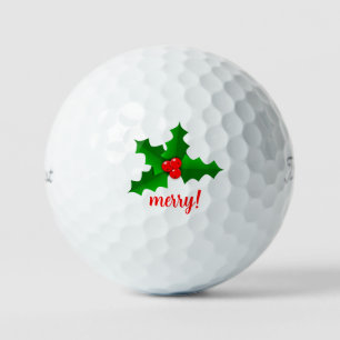 Make it a Merry Golf Christmas Ball! Golf Balls