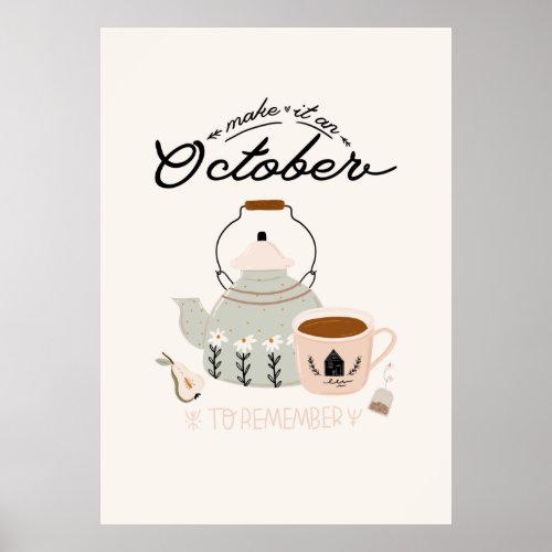 Make It An October To Remember Poster